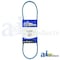 A & I Products Aramid Blue V-Belt (3/8" X 32" ) 13.5" x3.5" x0.5" A-3L320K - alternate 1
